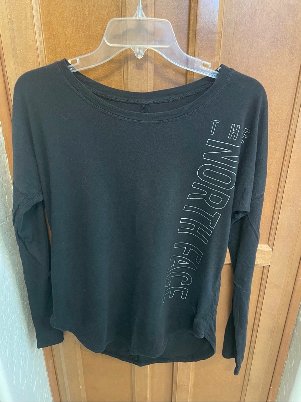 The North Face Black Women's Long Sleeve Vertical Logo Tee